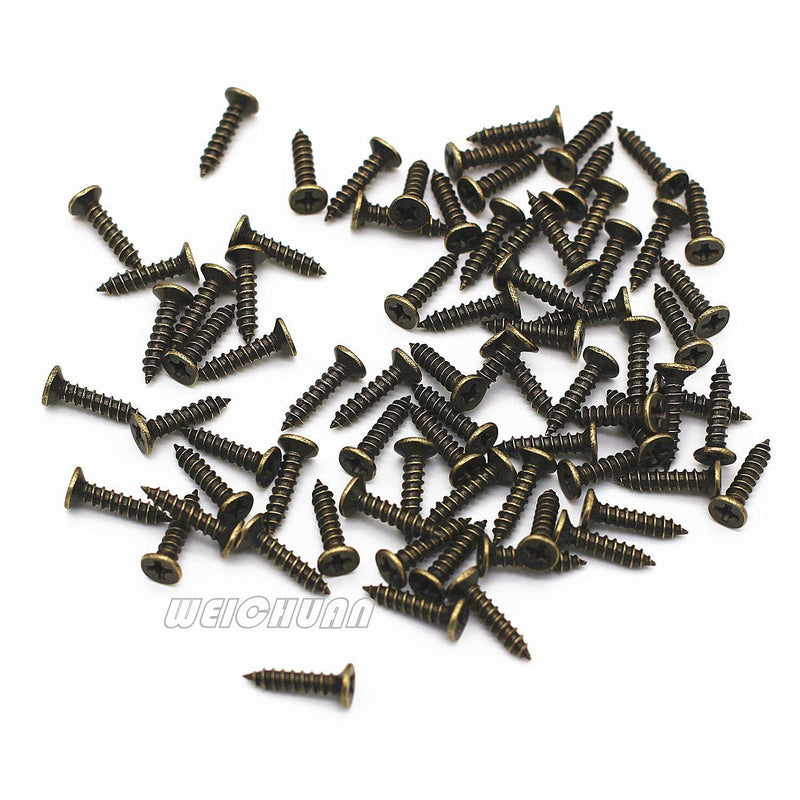 WEICHUAN 20PCS Antique Bronze Iron Drawer Knobs Pulls Handles - Vintage Kitchen Cabinets Furniture Wardrobe Medicine Pull Handle (Length: 96mm Width: 30mm) 20PCS Bronze
