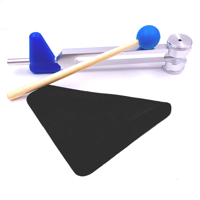 TENFLY OM 136.1 Hz Tuning Fork - Chakra Tuning Energy Forks Effective for Immune System and Circulatio, Heart Chakra, Meditation, Yoga, Perfect Healing Musical Instrument (136.1 Hz (Blue))