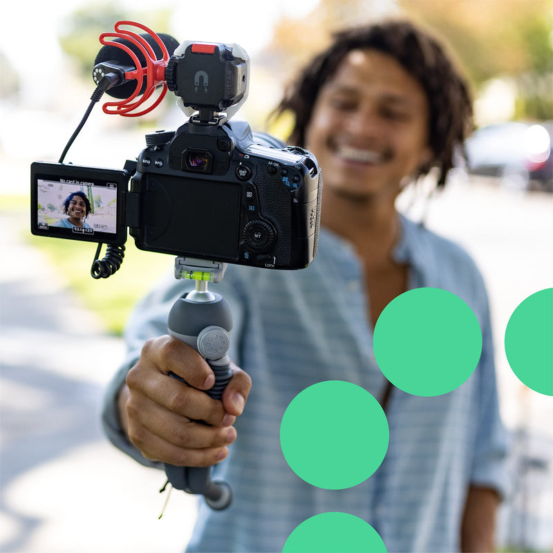 JOBY PodZilla Large Flexible Tripod with Ball Head Included, for Compact Mirrorless Cameras or Devices up to 2.5kg, Gray, JB01661-BWW