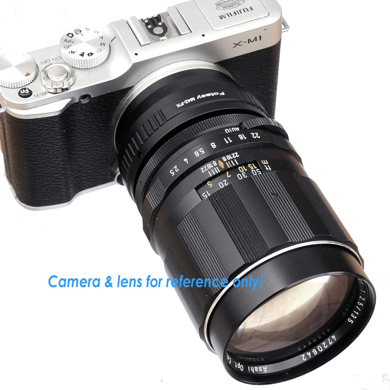Fotasy Adjustable M42 Lens to Fuji X Adapter, 42mm Screw Mount Lens to X Mount Adapter Compatible with Fujifilm X-Mount X-Pro1 X-Pro2 X-E1 X-E2 X-E3 X-A5 X-M1 X-T1 X-T2 X-T3 X-T10 X-T20 X-T30 X-H1 M42 - FX Adapter