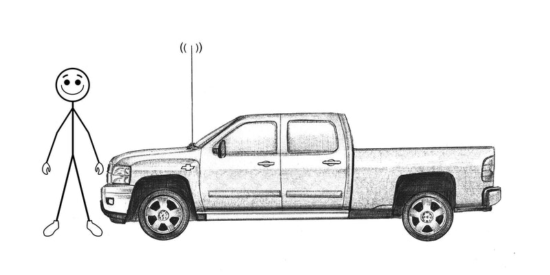 Antenna and Easy Antenna Fix for Chevy, GMC Trucks and Cadillac Escalade SUVs