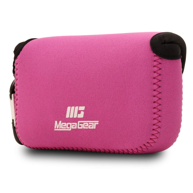 [AUSTRALIA] - MegaGear Ultra Light Neoprene Camera Case Compatible with Canon PowerShot G7 X Mark III, G7 X Mark II Hot Pink 