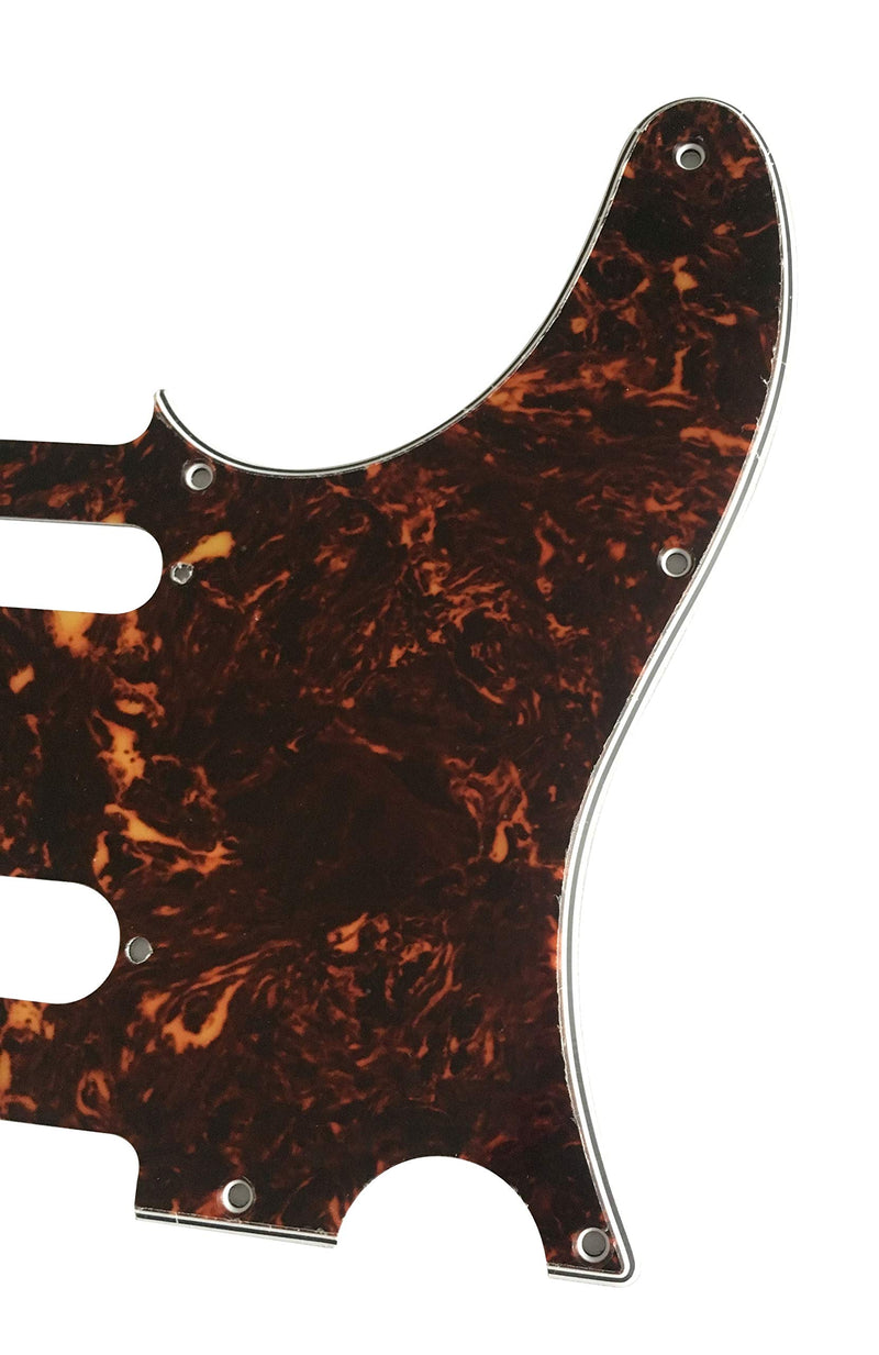 Custom Guitar Pickguard For Fender Telecaster Nashville Tele SS Scratch Plate (4 Ply Brown Tortoise) 4 Ply Brown Tortoise