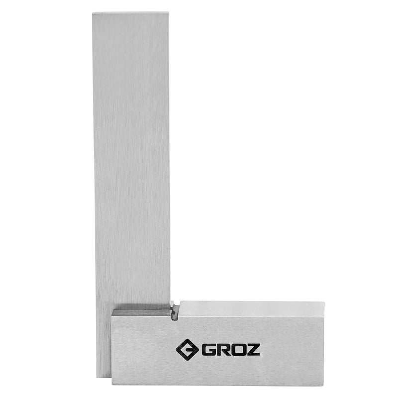 Groz 2-inch Steel Square | General Purpose | 48 Microns Squareness (01100) 2 inch
