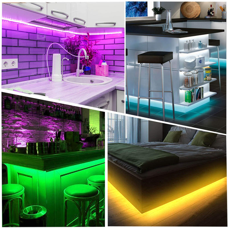 [AUSTRALIA] - maylit Led Strip Lights Bluetooth 14.3ft for 65-75in Tv, USB Led Tv Backlight Kit with App and Remote Control - Full Color 5050 LEDs Bias Lighting for HDTV 