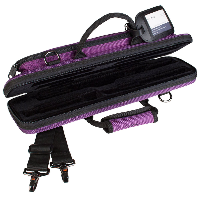 Protec PB308PR Flute Slimline PRO PAC Case, Purple