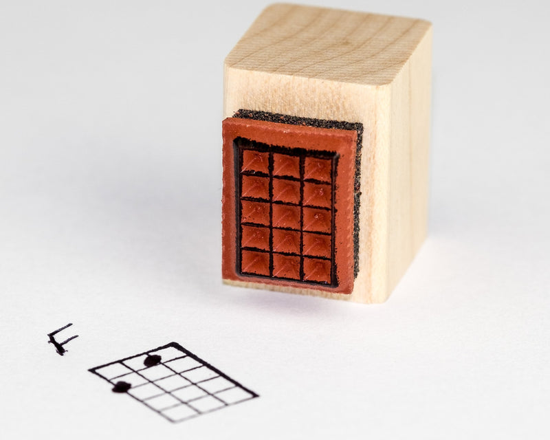 Stampola Mini 4 String Chord Rubber Stamp with ink pad StampWithPad