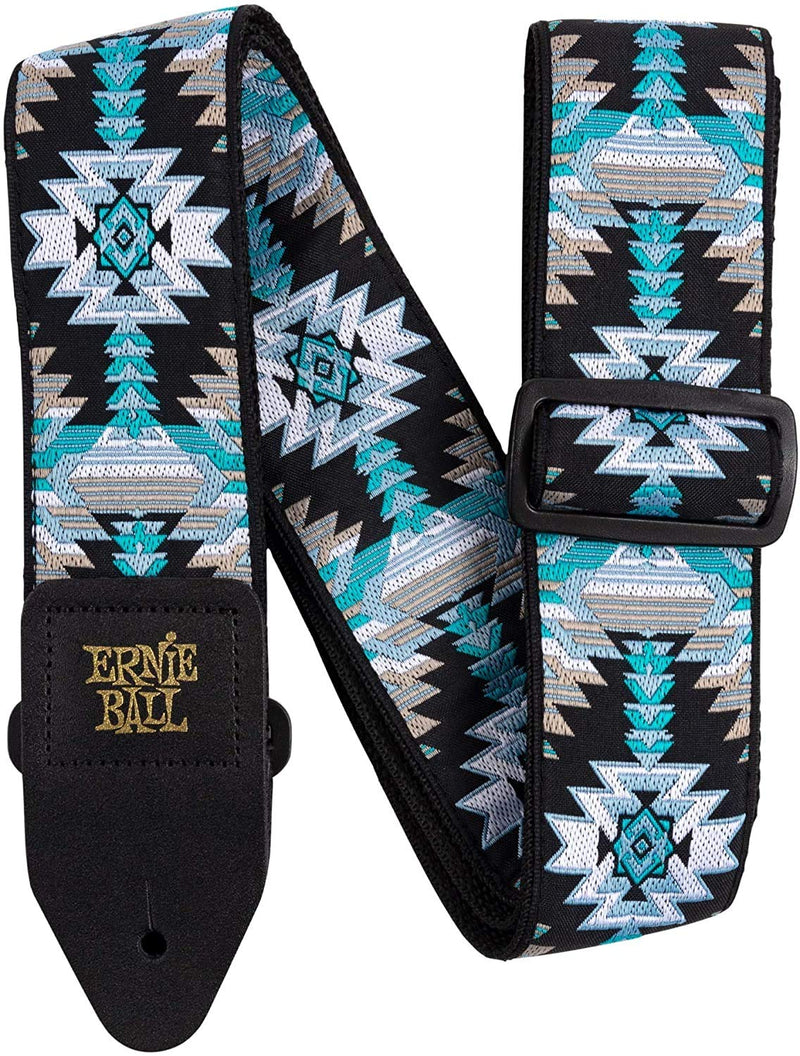 [AUSTRALIA] - Ernie Ball Jacquard Guitar Strap, Albuquerque Blue (P04609) Southwest 