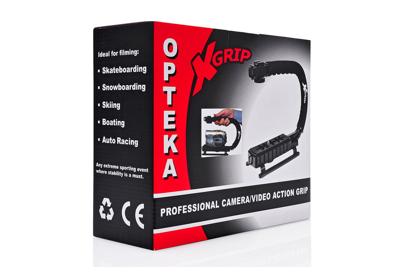 Opteka X-Grip Professional Camera/Camcorder Action Stabilizing Handle- Black