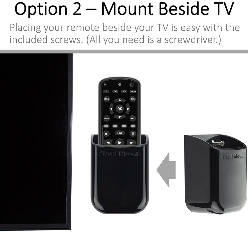 TotalMount Universal Remote Holders (Quantity 2 - One Remote per Holder)