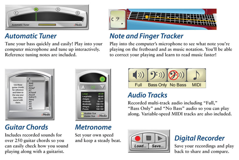 eMedia Bass Method v2 - Learn at Home PC/Mac Disc