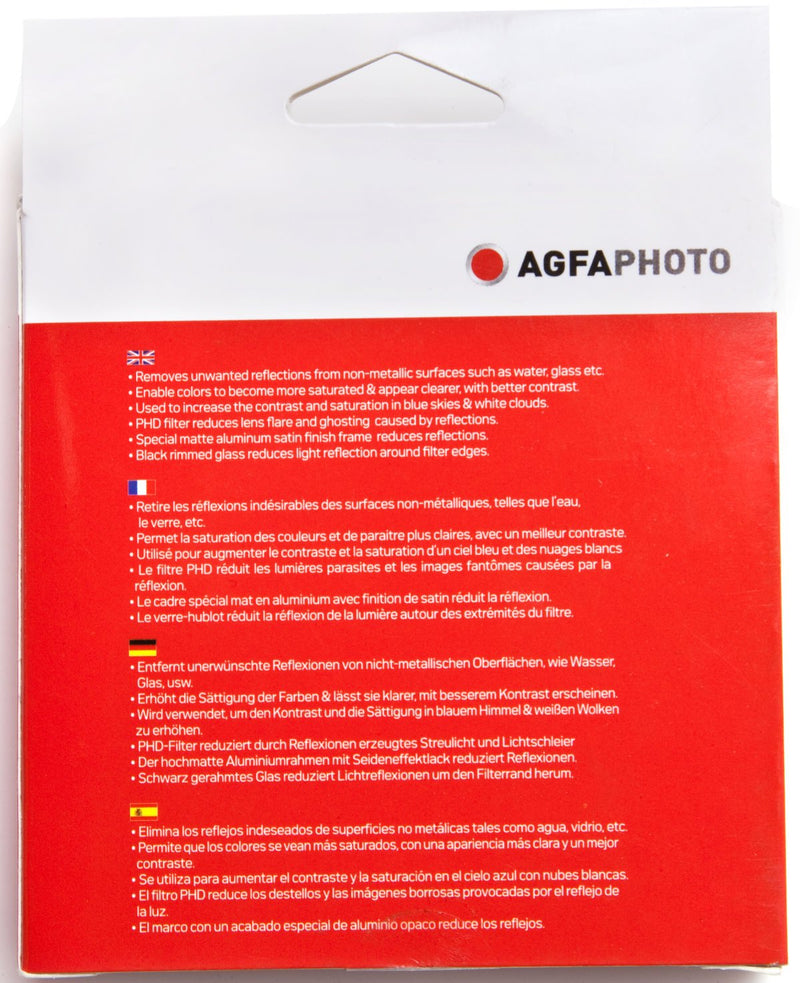 [AUSTRALIA] - AGFA 67mm Multi-Coated Circular Polarizing (CPL) Filter 