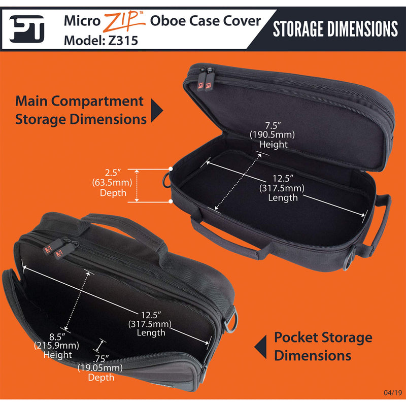 Protec Cover for The Micro Zip Oboe Case (Z315)