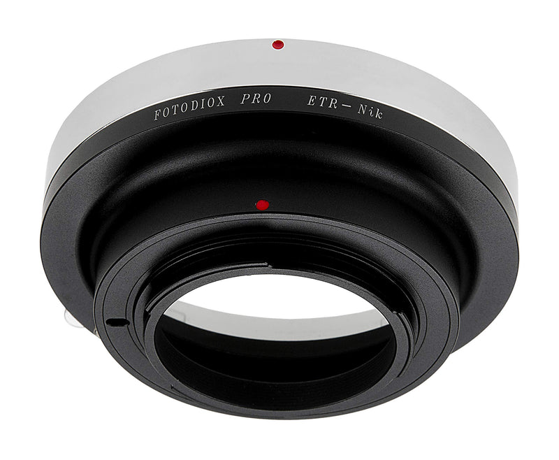 Fotodiox Pro Lens Mount Adapter - Bronica ETR (ETRC, ETRS, ETR-C, ETRSi) Lens to Nikon F-Mount SLR/DSLR Camera Body