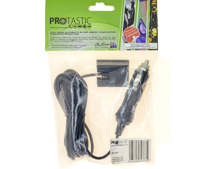 PROtastic Battery Eliminator 12V - 24V Car/Bike/Vehicle Power Cable for Gopro Hero3 and Hero3+ Action Cameras