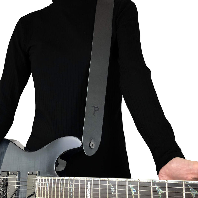 Perri's Leathers E20-177-XL Guitar Strap E20-177 Black