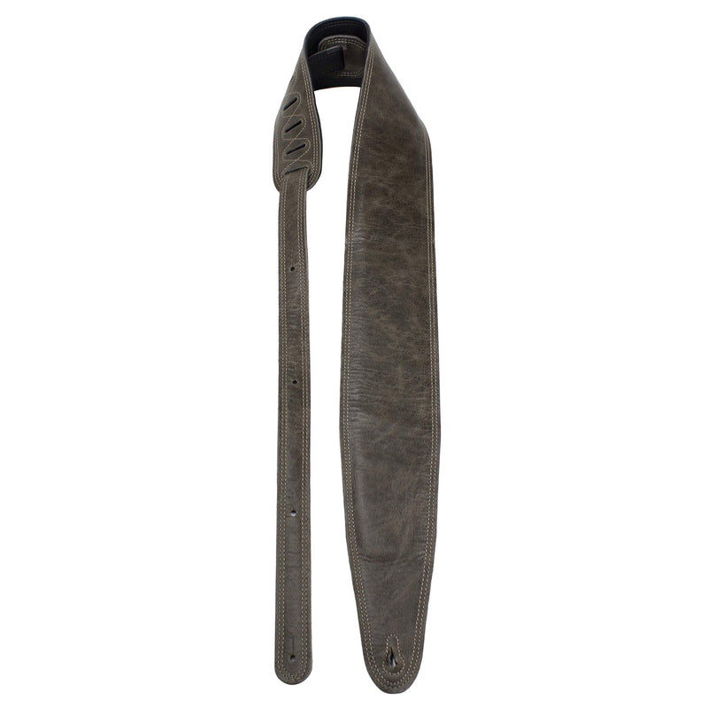 Perri’s Leathers Ltd.- Guitar Strap- Leather- Padded- Mahogany- Adjustable- for Acoustic/Bass/Electric Guitars (BM35PD-7136) Vintage Brown