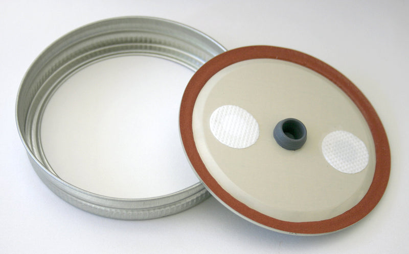 [AUSTRALIA] - Wide mouth jar lids for Mushroom Liquid/spawn Cultivation/0.2 micron filter, pack of 6 