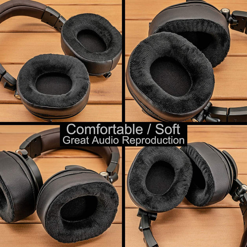 [AUSTRALIA] - Arctis 7 Ear Cushion Replacement Ear Pads Compatible with ATH-M50x M50 M40, Arctis 7 Arctis Pro, ATH-WS1100iS, HD280 Pro, MDR-7506 V6 Headphone (Hybrid Velour) 