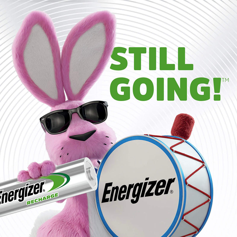 Energizer Rechargeable AA Batteries, NiMH, 2300 mAh, Pre-Charged, 4 count (Recharge Power Plus)