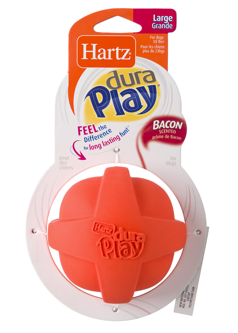 Hartz DuraPlay Bacon Scented Dog Toys Large (Pack of 1) Ball