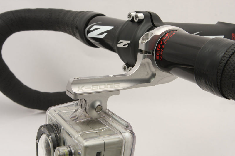 K-EDGE GO BIG Pro Handlebar Mount for GoPro Hero (K13-420 Gun Metal Grey) GunMetal