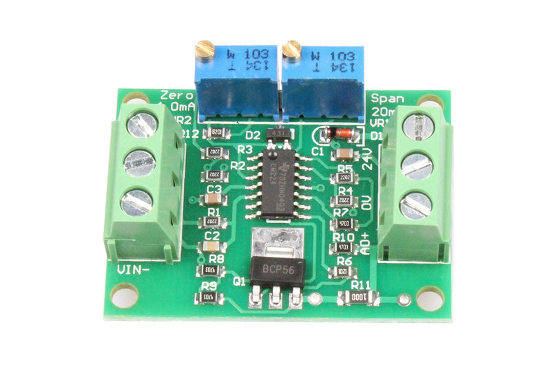NOYITO Voltage to Current Module 0-2.5V 3.3V 5V 10V 15V 24V Voltage to 0-20mA 4-20MA Current Signal Generator Moudle (0-24V to 4-20mA)