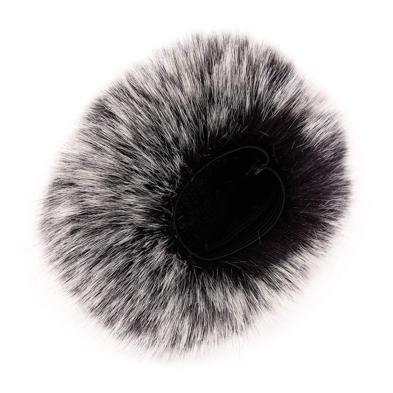 ChromLives Wind Muff Windscreen, Microphone Outdoor Furry Windscreen 2.5"X 40mm (L x D) Mic Windscreen Wind Cover Compatible with Zoom H1 Apogee Mic and More