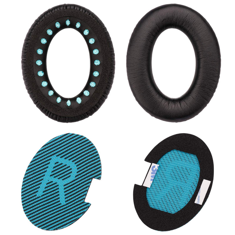 [AUSTRALIA] - Replacement Ear Pad Cushion Memory Foam Ear Cup Repair for Bose Headphones Quiet Comfort 2 Qc2, Qc15, 25 Qc25, Ae2, Ae2I, Ae2W Headphone (Black 2) Black 2 
