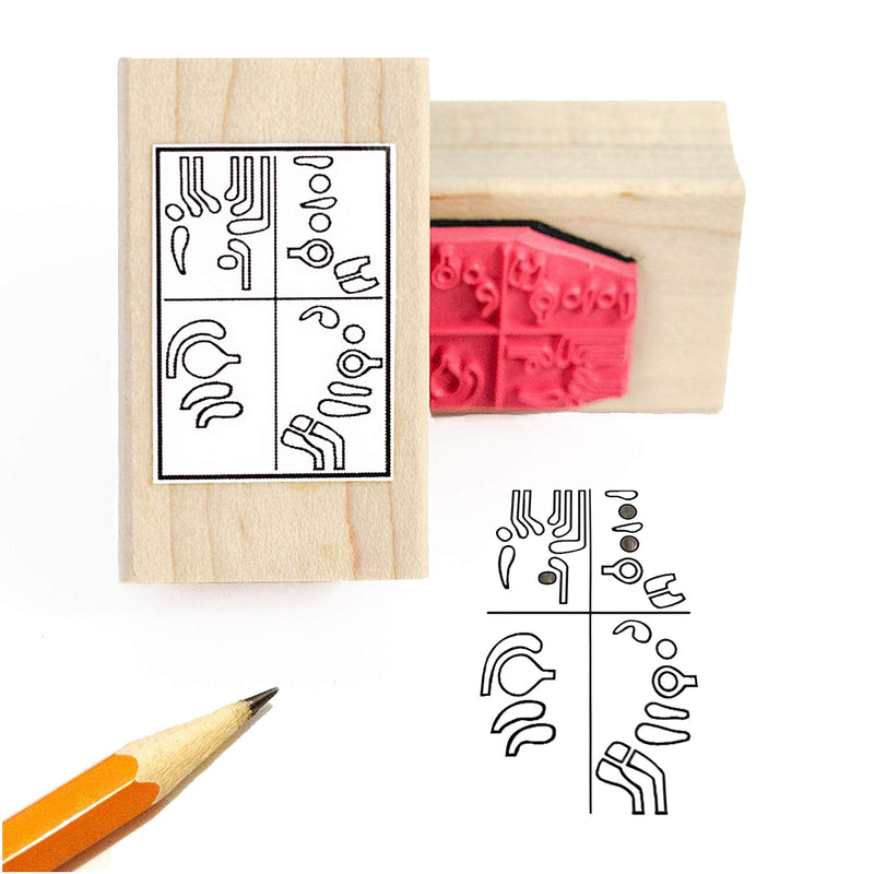 Woodwind Teacher - Fingering Rubberstamp Gift pack (5 stamps and pad)