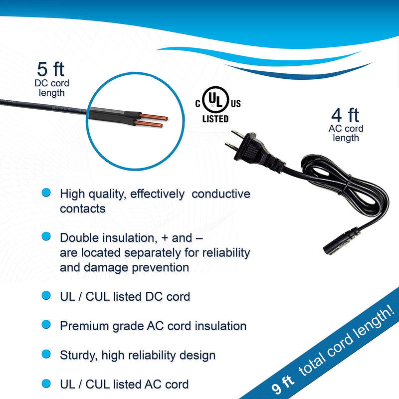 HQRP 8.4V AC Adapter Charger works with Sony HandyCam AC-L10 AC-L15 AC-L100 CCD-TRV308 CCD-TRV318 CCD-TRV328 CCD-TRV338 DCR-TRV6 DCR-VX2100 CCD-TRV228 HDR-HC1 CCD-TRV37 Camcorder AC-L10A ACL10B ACL10C