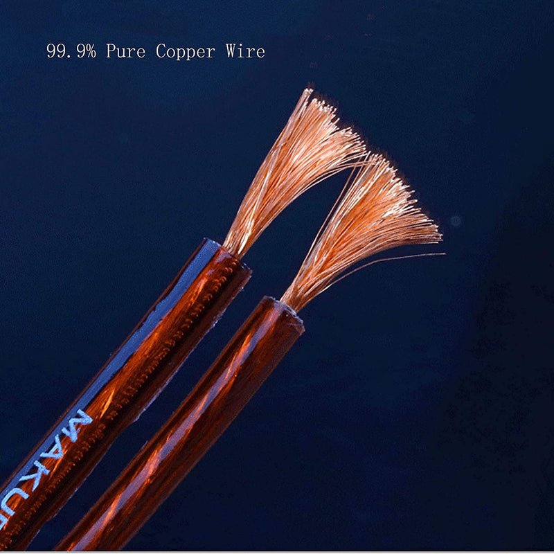 MEIRIYFA 6.35mm to Banana Plug Speaker Cable, 1/4 TS Speaker Wire Cord Audio Cable HiFi OFC Speaker Wire for DJ Application, Mixer -2m (6.35 to 4mm Banana Plug) 6.35 to 4mm banana Plug