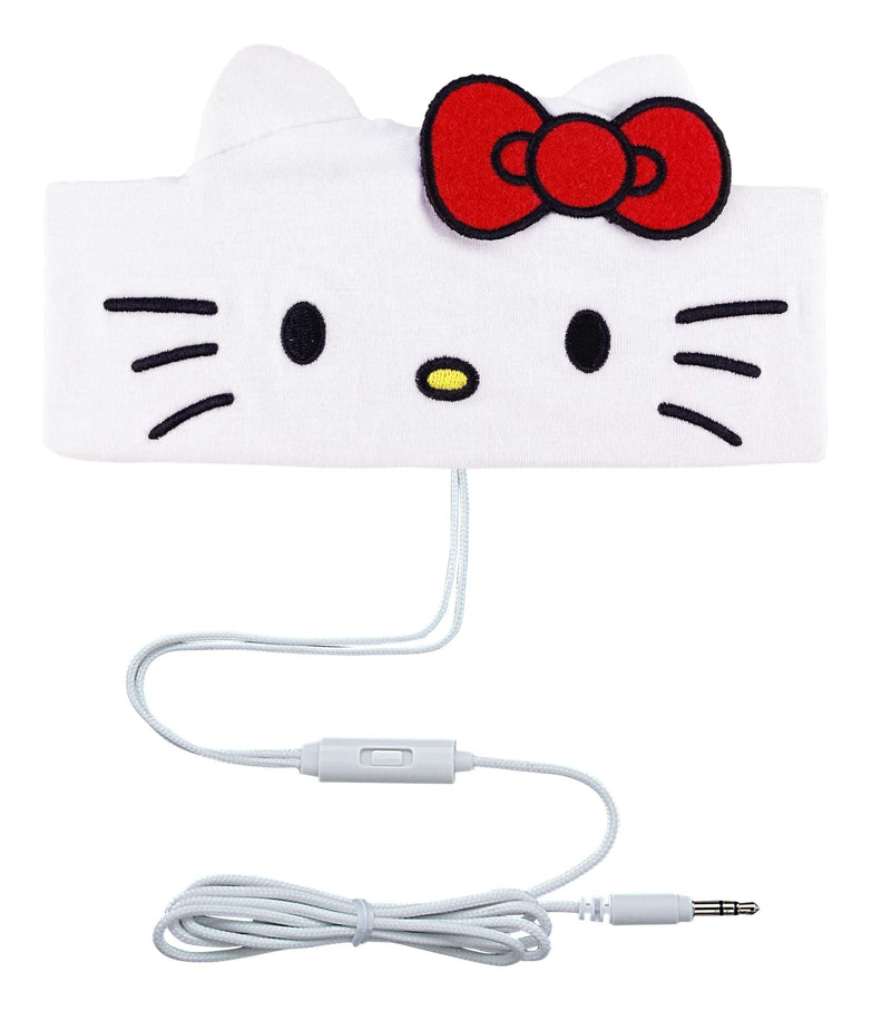 KIDSDESIGN Kids Hello Kitty Headband Headphones, Black, Medium (HY143)