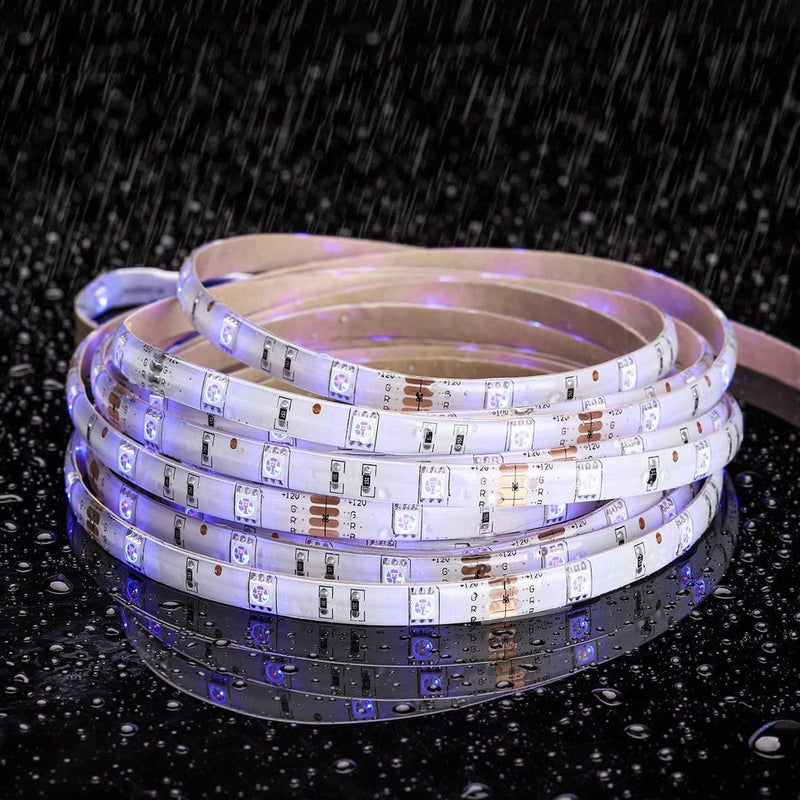 [AUSTRALIA] - MINGER Led Strip Lights 16.4 Feet, for Room, Bedroom, Home, Kitchen, Bar, Remote Control, RGB 16.4 FT 