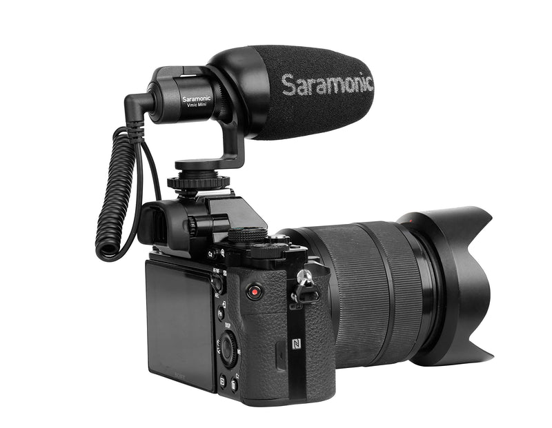 Saramonic On-Camera Mini Shotgun Mic for DSLR, Mirrorless, Video, Smartphones & Tablets (VMICMINI)