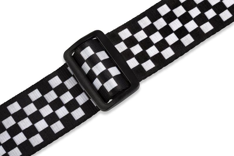 Levy's Leathers 2" Polyester Guitar Strap with Printed Design, Garment Leather Ends and Tri-glide Adjustment (MP-28)