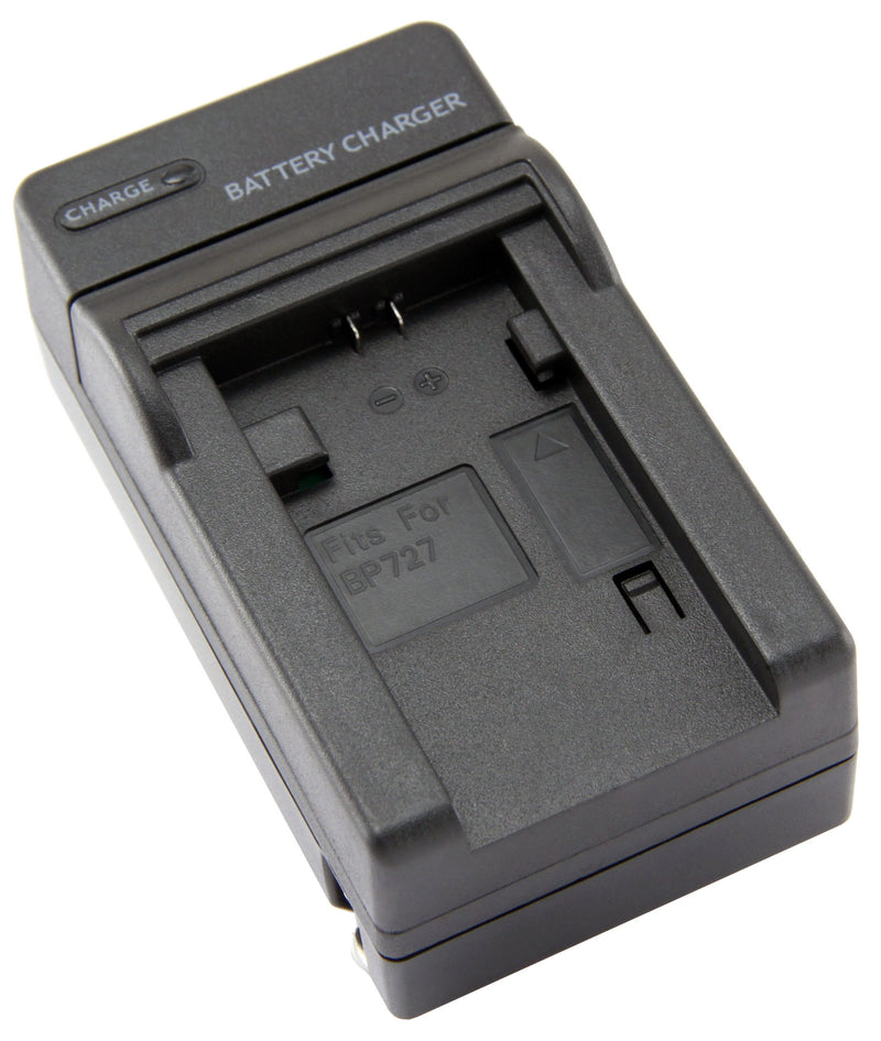 STK BP-727 Battery Charger - for Canon BP-709, BP-718, BP-727 batteries and Canon Vixia HF R300, HF M500, HF R30, HF M52, HF R32, HF R40, HF R42, HF R400, Canon Legria HF M52, HF M56, HF M506, HF R38, HF R36, CG-700