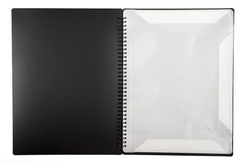 Rondofile Jot 10, music folder with sleeves for sheet music for direct annotation, no reflections, Adaptable A4 size sleeves (8.27” x 11.69”) also fit 8½ x 11” papers
