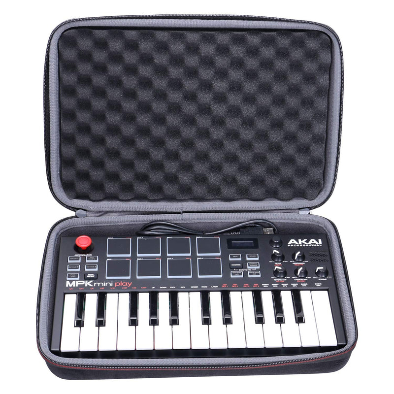 XANAD Hard Protective Case for Akai Professional MPK Mini MKII & MK3 & MPK Mini Play | 25-Key Ultra-Portable USB MIDI Drum Pad & Keyboard Controller