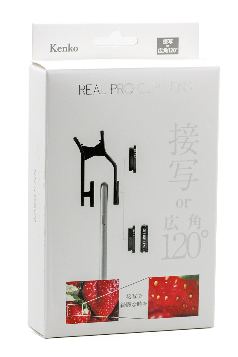 [AUSTRALIA] - Kenko REAL PRO Multi-Coated Glass REAL PRO 0.6x Wide Angle + Macro Clip Lens for Mobile Devices, Black (KRP-065WM) 0.6X WIDE + MACRO 