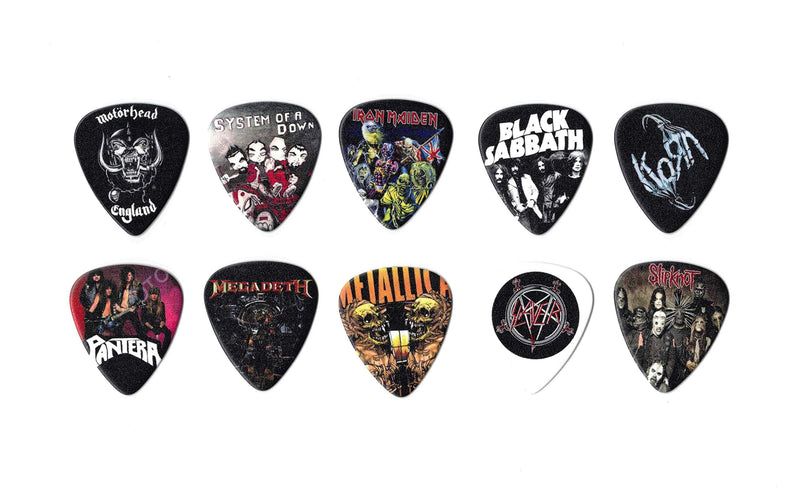 Musical Band Guitar Picks (Metal Band Artists) Metal Band Artists