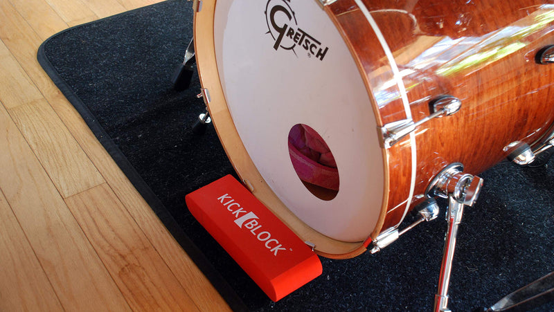 KickBlock - World’s Best Bass Drum Anchor System (Brick Red) Brick Red