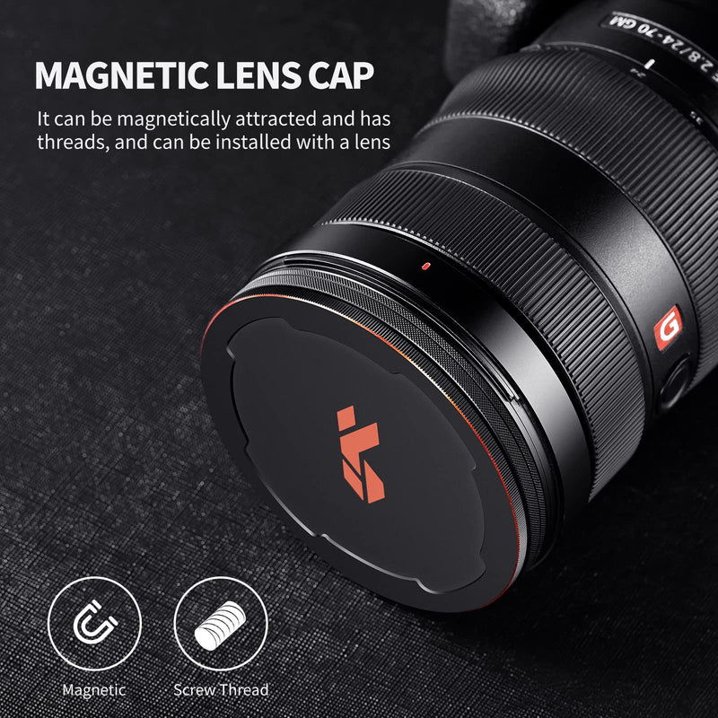 K&F Concept 52mm Magnetic Quick Swap System ND64 Lens Filter (6-Stop Fixed Neutral Density Filter) Hydrophobic with 28 Multi-Layer Coatings for Camera Lens