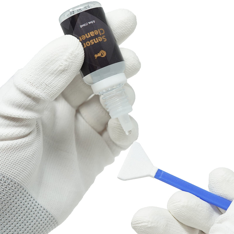 UES FFR24 Professional DSLR SLR Digital Camera CMOS and CCD Sensor Cleaning Swab Kits for Full-Frame Sensors: 14 X 24mm Full Frame Sensor Cleaning Swabs + 15ml Sensor Cleaner 14 Swabs + 15ml Cleaner