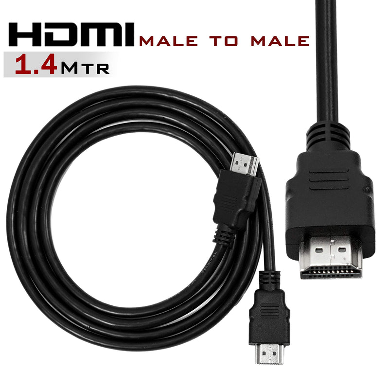 SaiTech IT 10 Pack 4.5 Ft High-Speed HDMI Male to Male Cable for TV, Laptop, Monitor, Xbox & More – Black