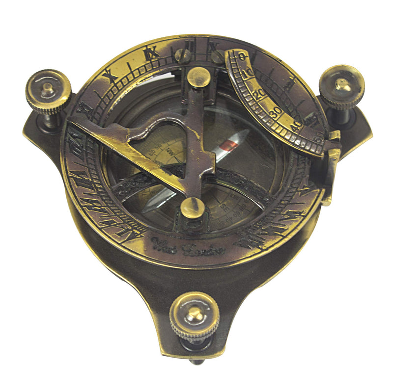collectiblesBuy Vintage Brass Antique Marine Sundial Compass Fully Functional Handmade Gift