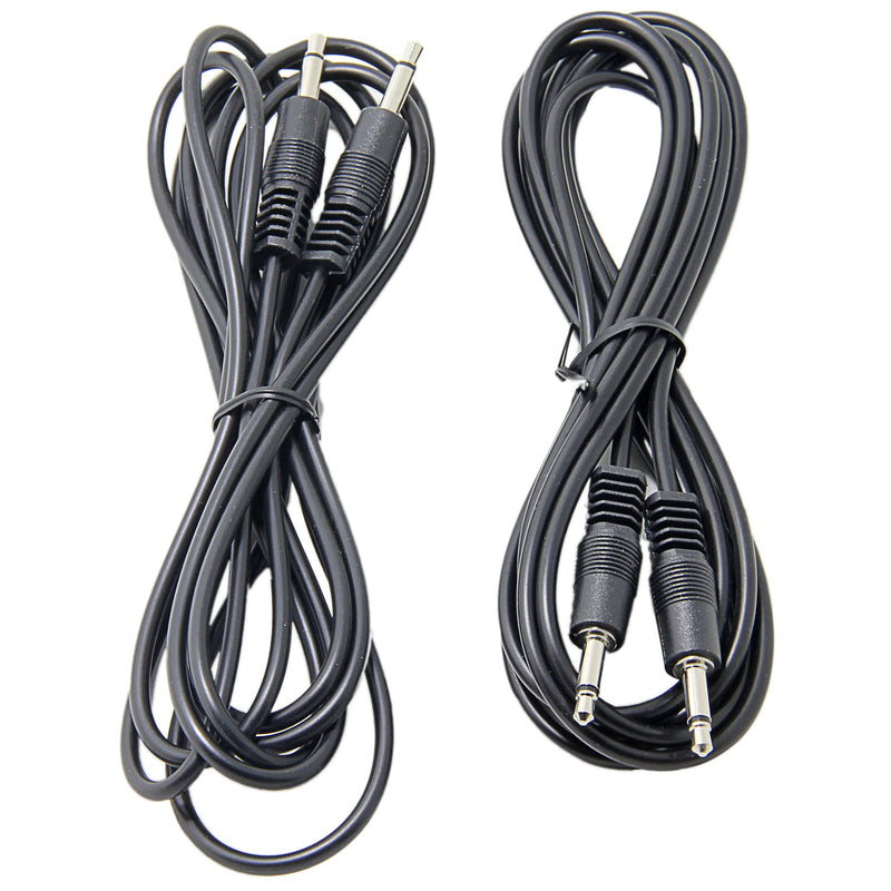 [AUSTRALIA] - Ancable 2-Pack 3.5mm 1/8 TS Male Mini Plug to Male Mini Plug Monaural Mono Audio Cable 3ft - 12V Trigger, IR Infrared Sensor Receiver Extender 3-Feet 