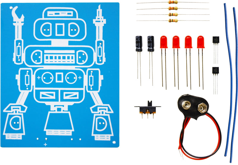 Elenco LED Robot Blinker Soldering Kit [ SOLDERING REQUIRED ]