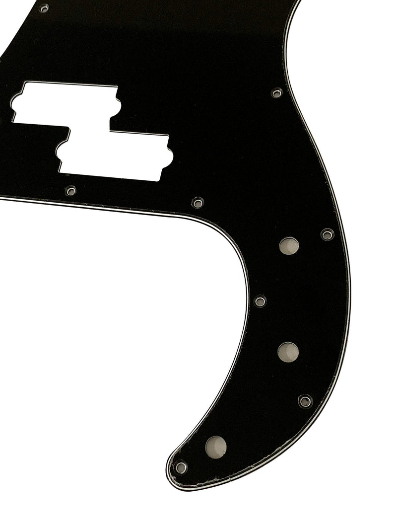 Custom For Fender US Standard Precision Bass Style Electric Guitar Pickguard (3 Ply Black) 3 Ply Black