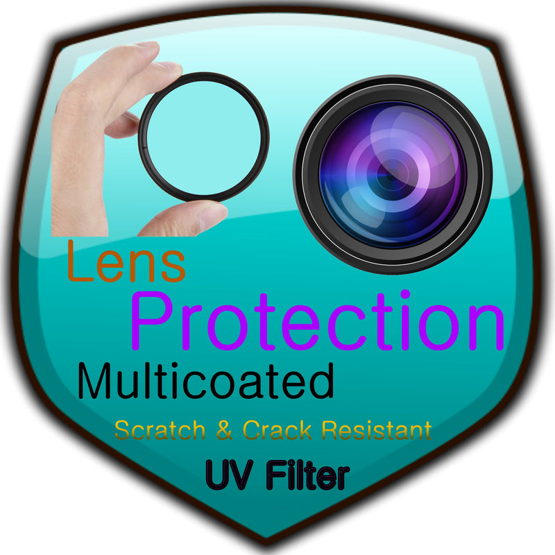 Pro Glass 52mm HD MC UV Filter for: Nikon AF-S DX Nikkor 55-200mm f/4-5.6G ED 52mm Ultraviolet Filter, 52mm UV Filter, 52 mm UV Filter